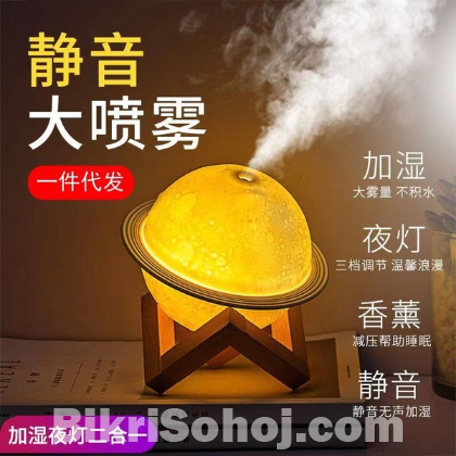 Planetary Humidifier Bedroom Atmosphere Night